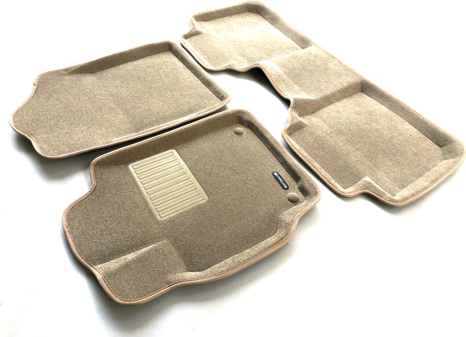 Коврики текстильные Euromat 3D Business для салона Toyota Camry 40 (V40, XV40) 2006-2011 БЕЖЕВЫЕ. Артикул EMC3D-005104T