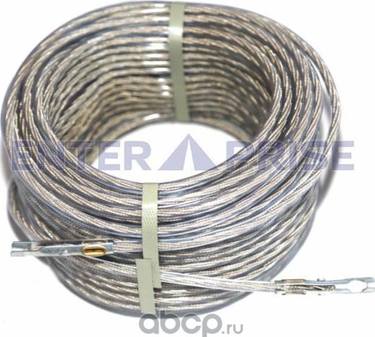 Трос тента таможенный 6мм, 36м с наконечниками (Enterprise). Артикул E6150036