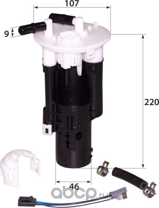 FC-80 16010-S84-A01 (фильтр топливный) (RB-Exide). Артикул FC80
