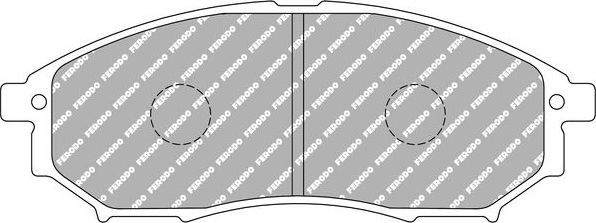 Тормозные колодки FERODO RACING DS2500 для Renault Koleos I 2008-2016. Артикул FCP1690H