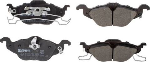 Тормозные колодки Zentparts. Артикул Z07325
