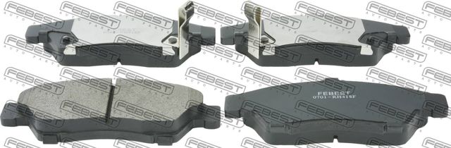 Тормозные колодки Febest. Артикул 0701-RH418F