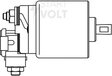 Втягивающее реле стартера StartVOLT для Infiniti EX I (J50) 2008-2013. Артикул VSR 1420