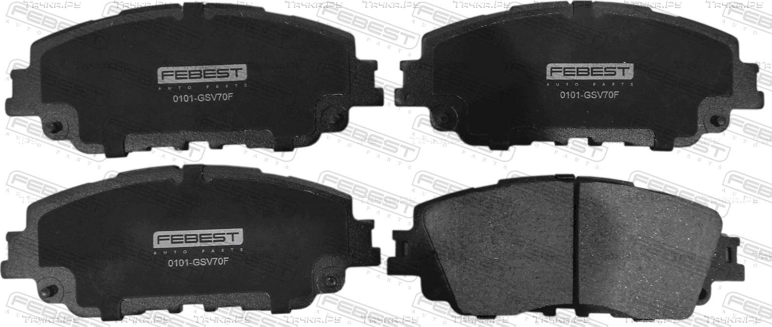 Тормозные колодки Febest передние для Toyota RAV4 V (XA50) 2018-2026. Артикул 0101-GSV70F