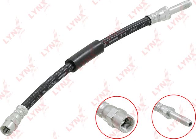 Тормозной шланг LYNXauto задний для BMW 5 VI (F10/F11/F07) 2009-2017. Артикул BL-3220