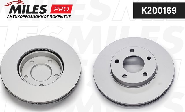 Тормозной диск Miles передний для Ford Escape I 2001-2007. Артикул K200169