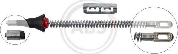 Трос ручника (тросик ручного тормоза) ABS. Артикул K12016