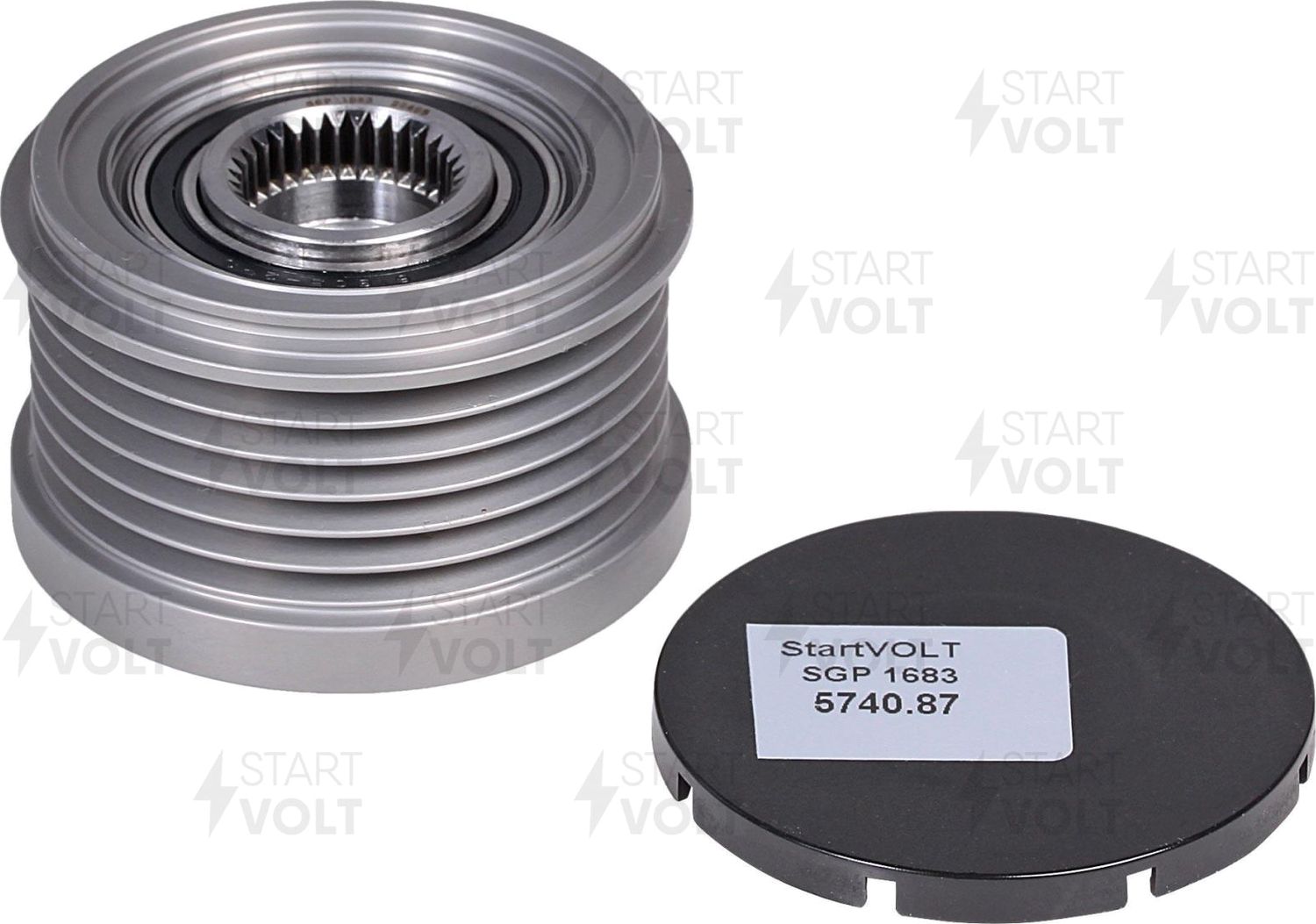 Муфта генератора обгонная StartVOLT для Volkswagen Tiguan I 2008-2009. Артикул SGP 1683