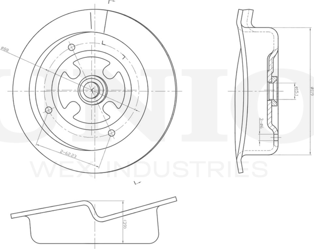 Проставка пружины подвески (Unio). Артикул RMP-16107