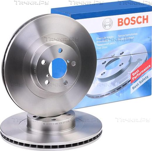 Тормозной диск Bosch передний для Subaru Outback IV 2009-2015. Артикул 0 986 478 977