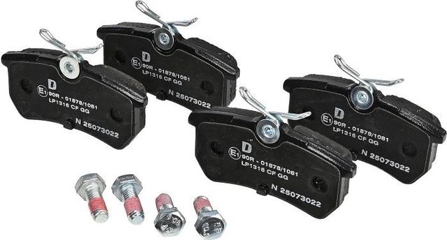 Тормозные колодки Delphi (Low-Metallic). Артикул LP1316