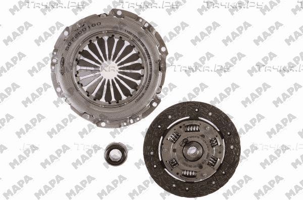 Сцепление (комплект) Mapa для Citroen C4 II 2006-2011. Артикул 014200300