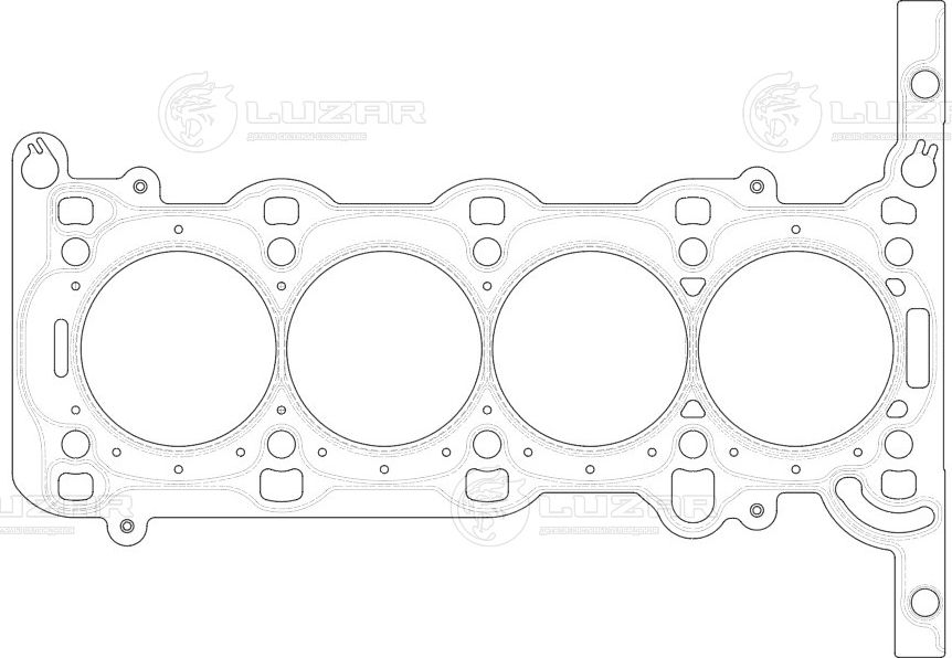 Прокладка ГБЦ Luzar. Артикул LES 10506