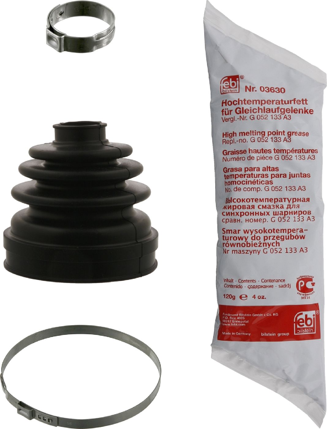 Пыльник ШРУСа внутренний Febi Bilstein (резина). Артикул 38343