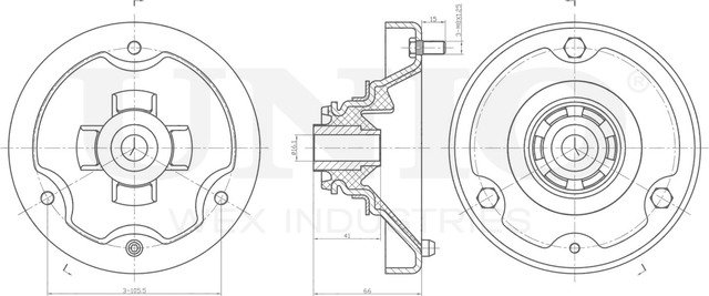 Опора амортизационной стойки (Unio). Артикул RMP-13040