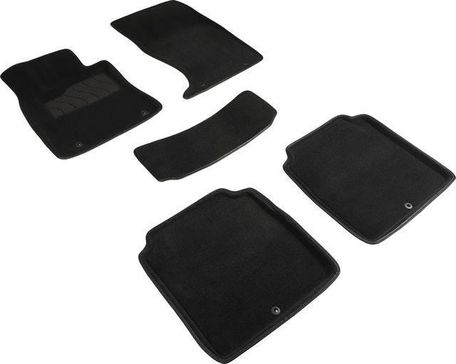 Коврики 3D Seintex для салона Hyundai Genesis G90 2020-2026 ЧЕРНЫЕ. Артикул 96146