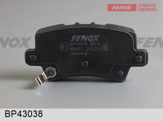 Тормозные колодки Fenox. Артикул BP43038