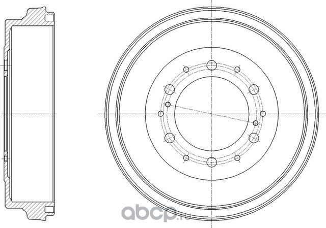 Барабан тормозной (G-Brake). Артикул GD06797