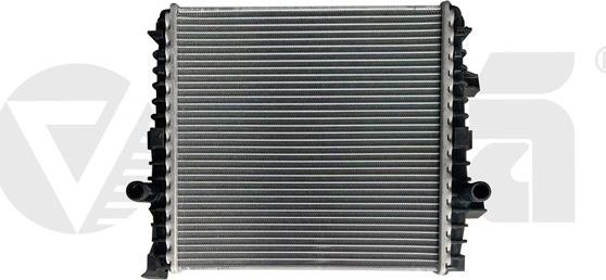 Радиатор охлаждения двигателя Vika левый для Volkswagen Touareg II 2010-2018. Артикул 11211859601