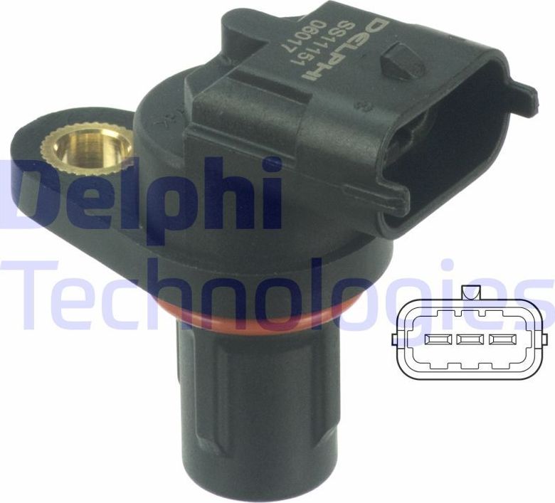 Датчик положения распредвала Delphi. Артикул SS11151