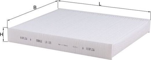 Салонный фильтр Mahle-Knecht для Audi A2 2000-2005. Артикул LA 120