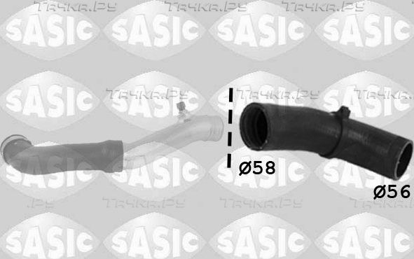 Патрубок интеркулера Sasic. Артикул 3356024
