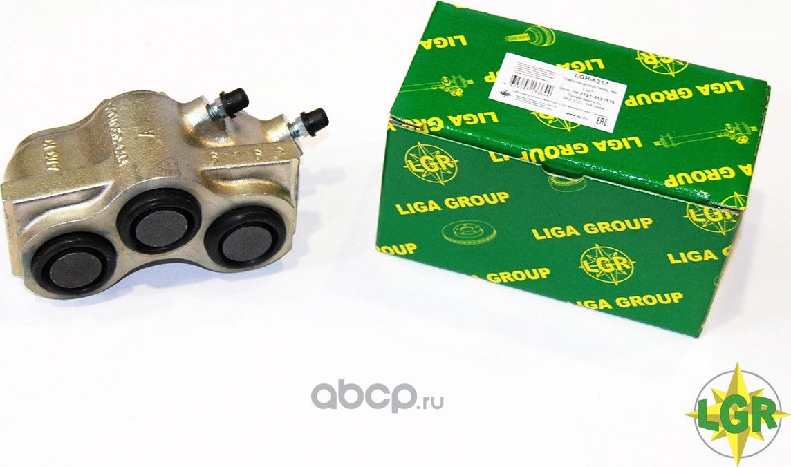 Цилиндр передний тормозной LGR ВАЗ 2121-21213 левый LGR. Артикул LGR6317