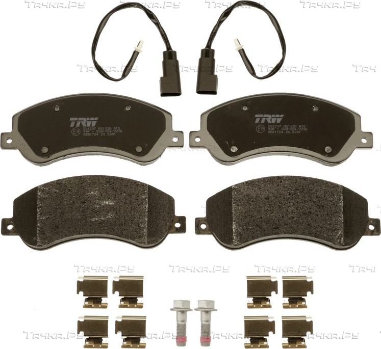 Тормозные колодки TRW COTEC передние для Ford Transit Torneo VII 2006-2014. Артикул GDB1724