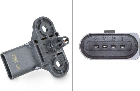 Датчик абсолютного давления (ДАД, MAP) Hella. Артикул 6PP 009 400-261