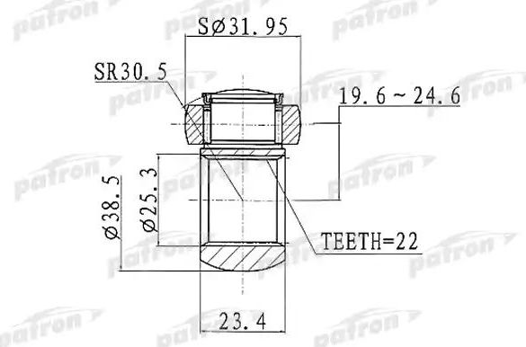 Трипоид Patron. Артикул PTD003