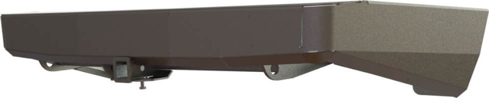 Бампер силовой STC задний для Mitsubishi Pajero Sport II 2008-2015 с квадратом под фаркоп. Артикул STC-MPS2-BR