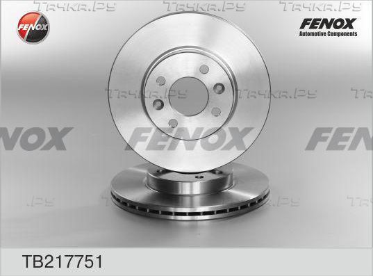Тормозной диск Fenox передний для Renault Megane II 2003-2009. Артикул TB217751