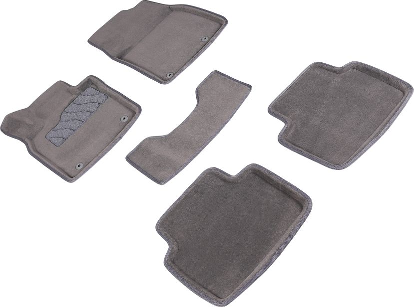 Коврики Seintex 3D ворсовые для салона Mazda 3 IV 2019-2026 СЕРЫЕ. Артикул 94132