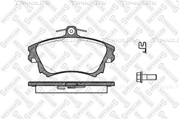 Тормозные колодки Stellox передние для Volvo S40 I 1995-2003. Артикул 719 002B-SX
