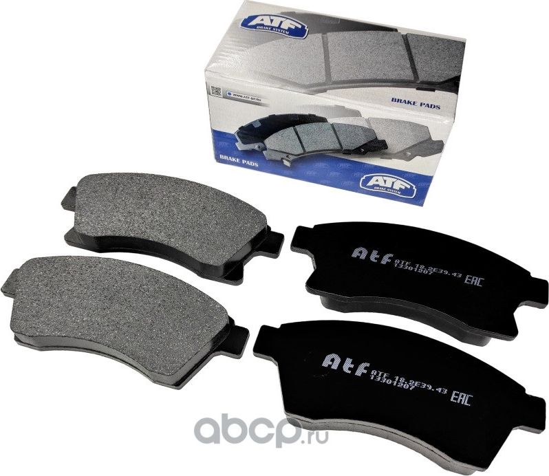 Колодки тормозные передние 15 (ATF). Артикул 182E3943