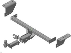 Фаркоп Трейлер под американский квадрат  для Haval Jolion 2021-2026. Артикул 8161