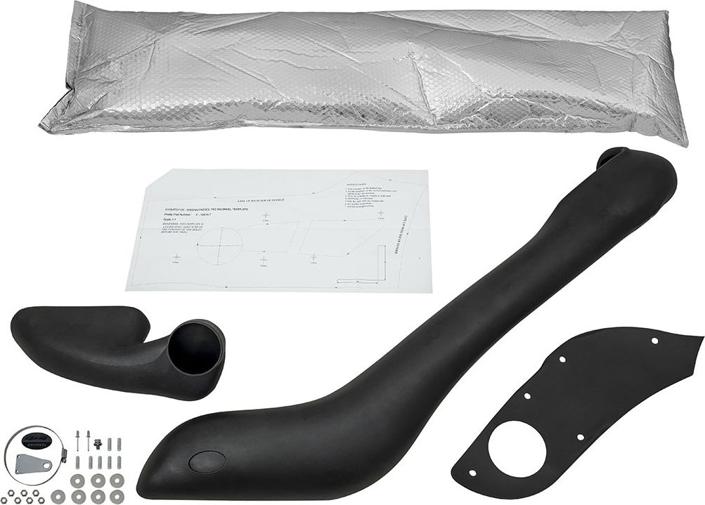 Шноркель China для Nissan Patrol Y62 5.6 V8 (VK56VD/VK56DE), 4.0 V6 (VQ40DE) 2010-2026. Артикул 011SAT0113X-CH