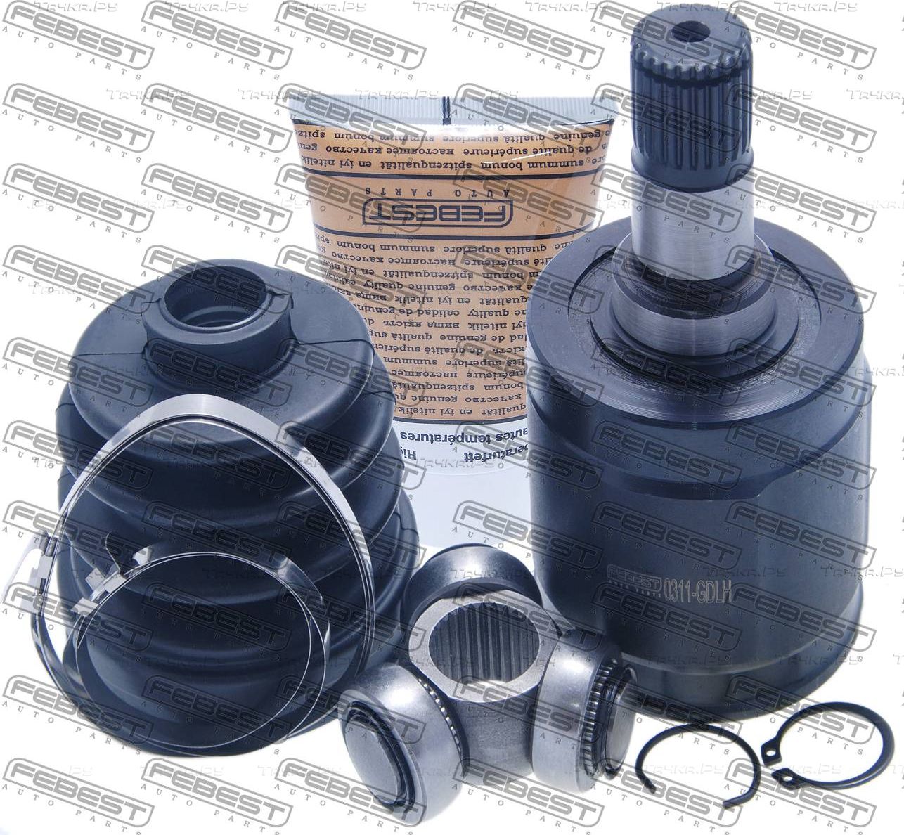 Шрус внутренний (граната) Febest передний левый для Honda Civic VIII 2005-2011. Артикул 0311-GDLH