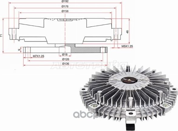 ВИСКОМУФТЫ MITSUBISHI PAJERO V89WPAJERO IV 06- (SAT). Артикул ST1700002