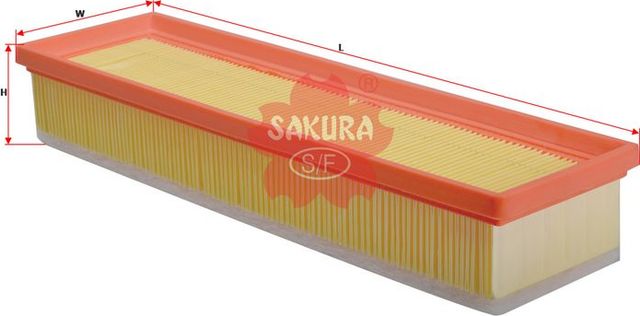 Воздушный фильтр Sakura для Citroen C4 I 2004-2011. Артикул A-21100