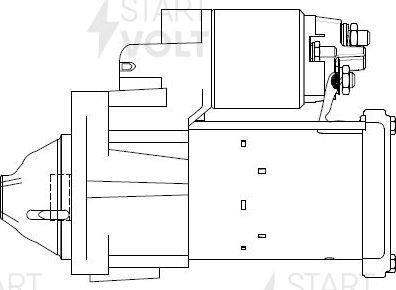 Стартер StartVOLT для MINI Clubman II (F54) 2014-2026. Артикул LSt 2616