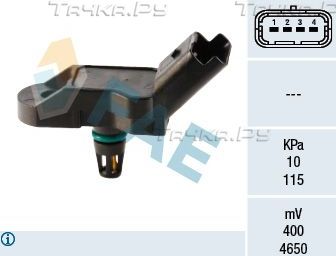 Датчик абсолютного давления (ДАД, MAP) FAE для Peugeot 206 1998-2013. Артикул 15035