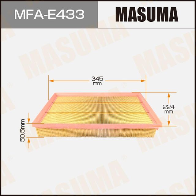 Воздушный фильтр Masuma. Артикул MFA-E433