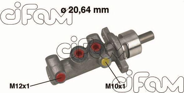 Тормозной цилиндр главный Cifam (алюминий) для Renault Clio II 1998-2013. Артикул 202-416