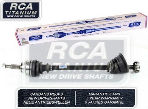 Полуось (привод в сборе, приводной вал) RCA FRANCE NEW DRIVESHAFT передняя левая для Renault Megane I 1997-2003. Артикул R479AN