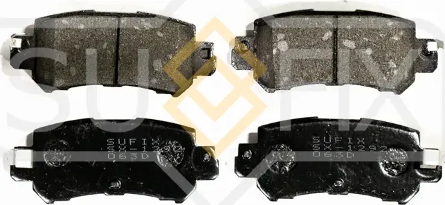 Колодки тормозные дисковые | зад прав/лев | (Sufix). Артикул SX-1292