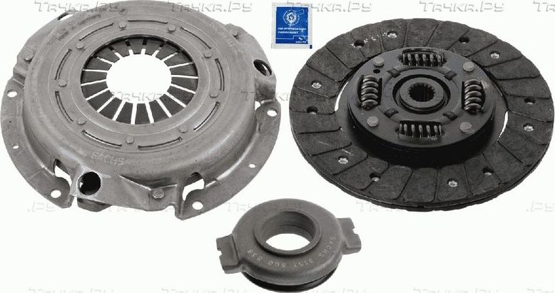 Сцепление (комплект) SACHS для Nissan Sunny B14 1991-2000. Артикул 3000 825 901