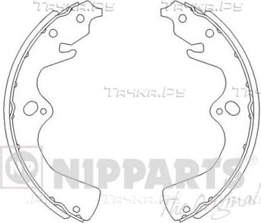 Тормозные колодки Nipparts. Артикул J3500307