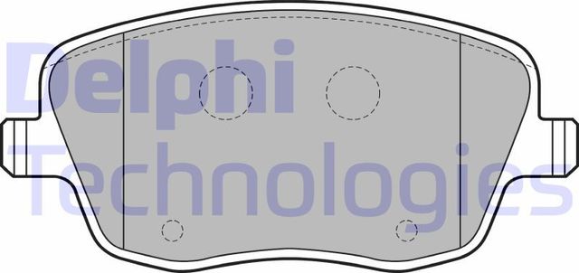 Тормозные колодки Delphi (Low-Metallic). Артикул LP1728