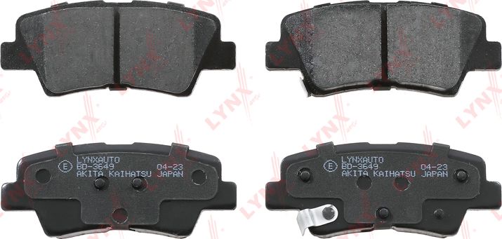 Тормозные колодки LYNXauto. Артикул BD-3649